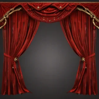 red curtain png