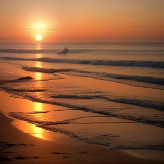 hd wallpaper beach sunset