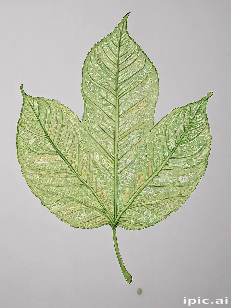 leaf doodle