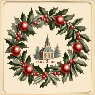vintage christmas printable