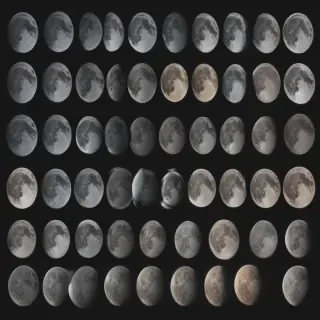 moon phases png