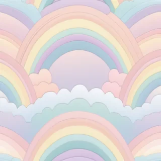 pastel rainbow wallpaper