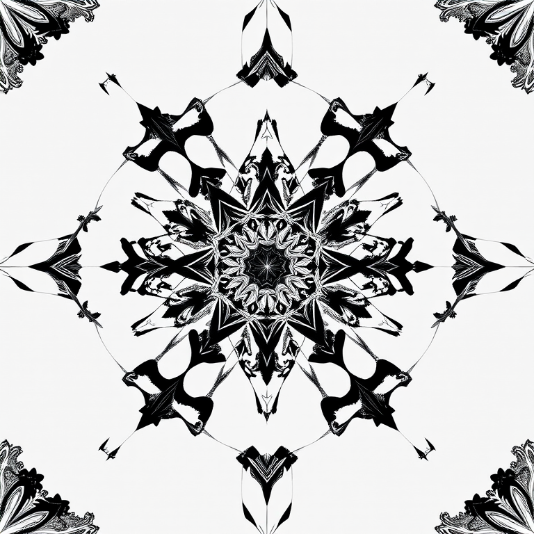 Create a high-resolution image of a Sierpinski triangle fractal with intricate black and white patterns on a light gray background, using a DSLR camera with a 50mm lens, aperture set to f/8, ISO 100, 1/125 sec exposure, top-down angle for enhanced detail.