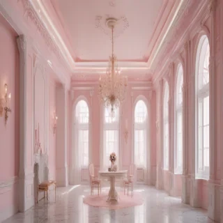 pink and white aesthetic