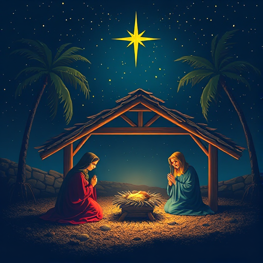 manger scene images free