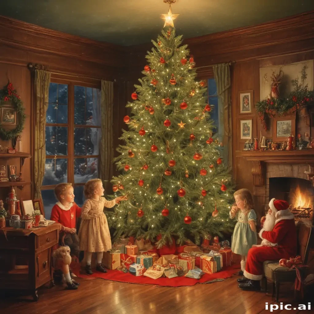vintage christmas images to print