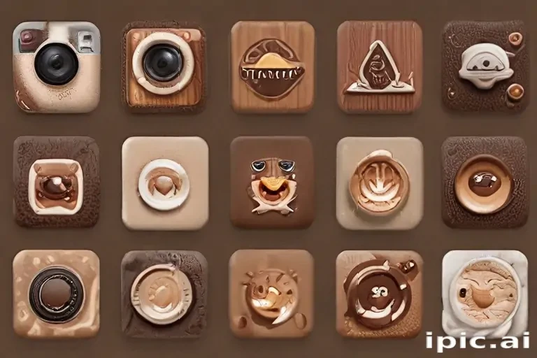 aesthetics brown instagram highlight icons