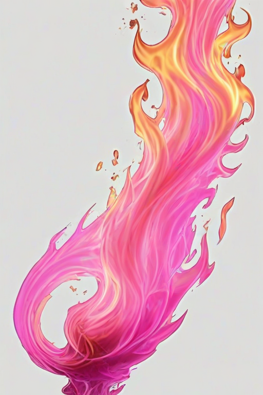 pink flames png
