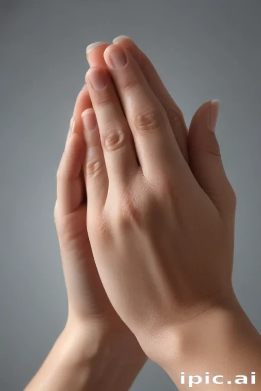 praying hands transparent background