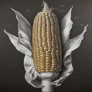 corn drawing