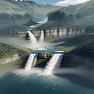 waterfall png