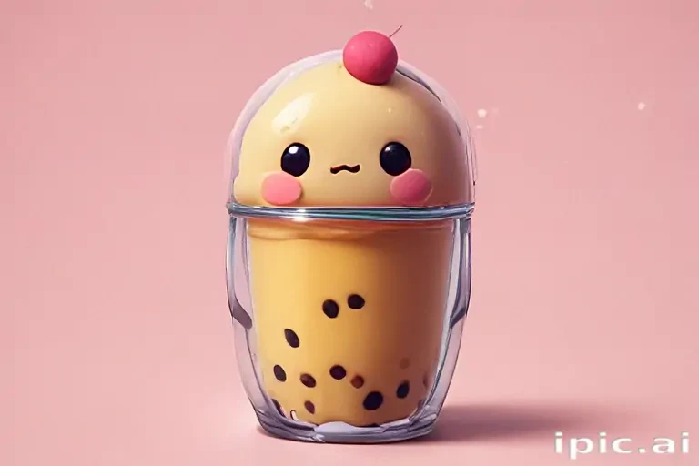 aesthetic cute boba wallpaper