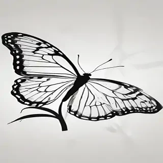 butterfly png outline