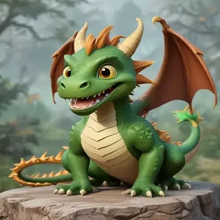 cartoon of a dragon