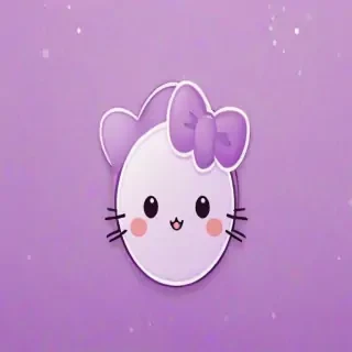 kawaii purple wallpaper