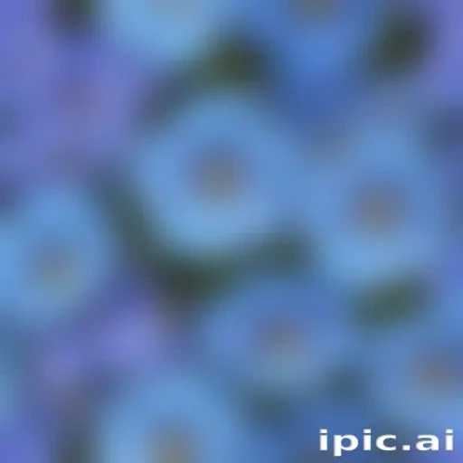 blue flowers background