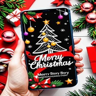 merry christmas instagram story