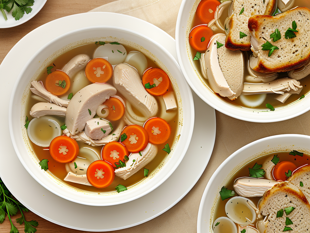chicken soup with ground chicken