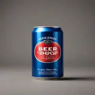 beer can mockup