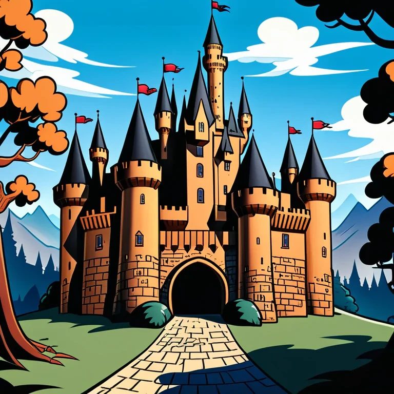 castle cartoon