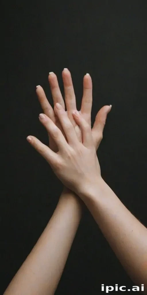 hands reaching
