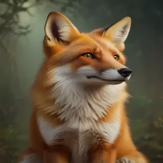 background fox