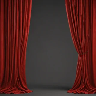red curtain png