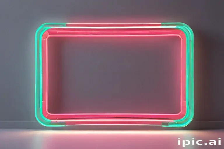 neon frame