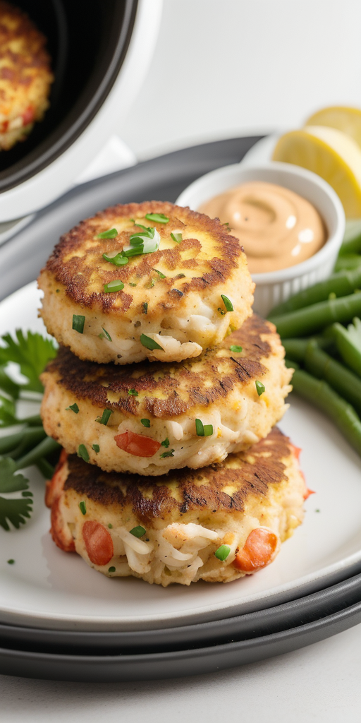 frozen crab cakes air fryer