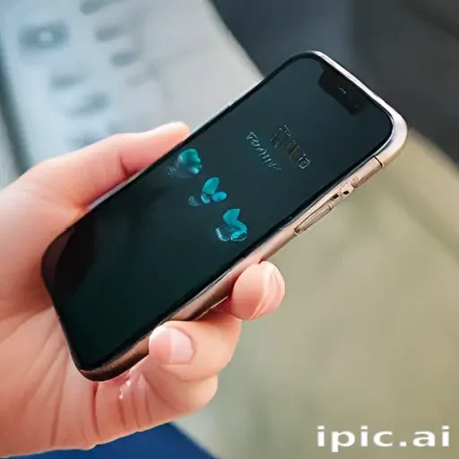 holding phone