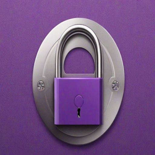 purple lock screen
