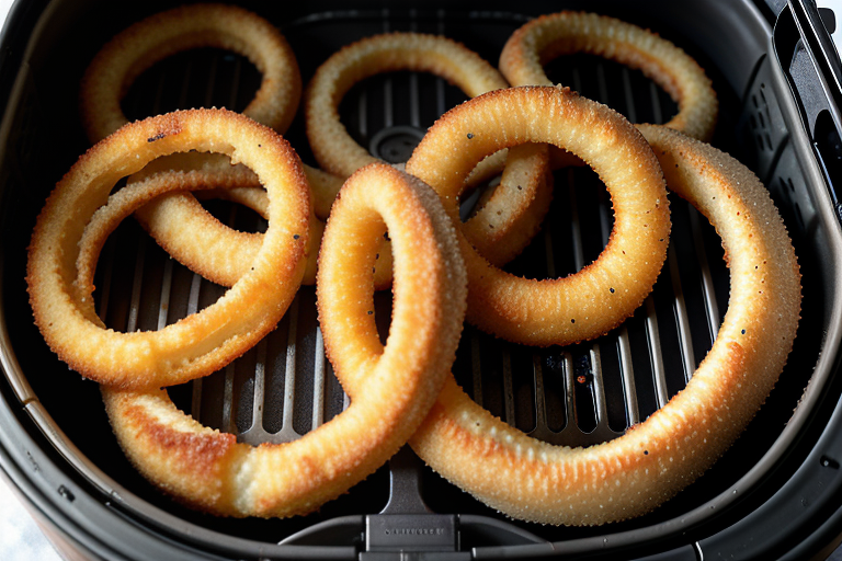 air fryer onion rings no breadcrumbs