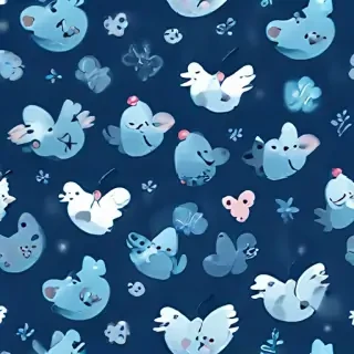 blue cute background