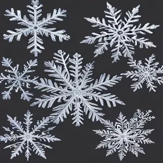 png snowflakes