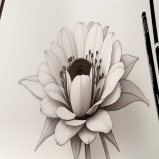 flower drawwing