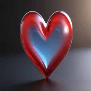 blurry heart