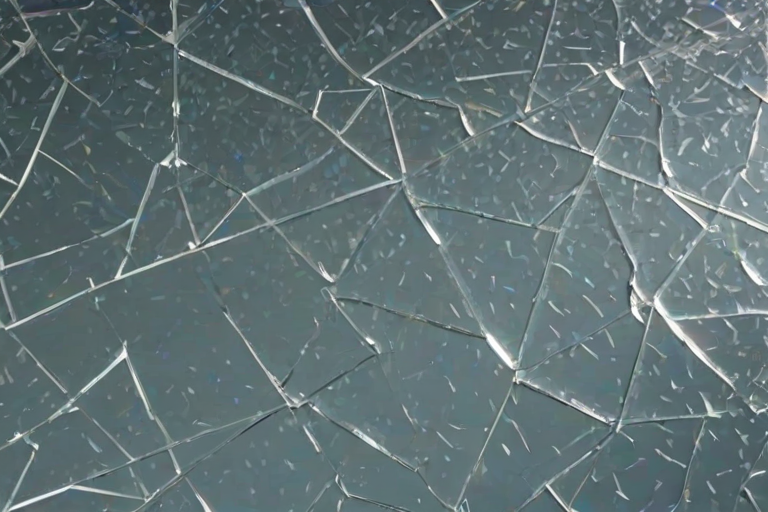 broken glass overlay
