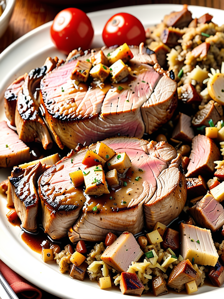 slow cooker pork chops and stuffing