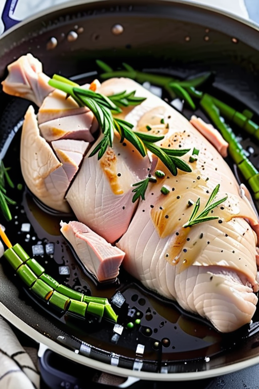 poaching chicken breast from frozen