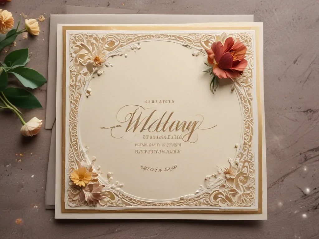 background of wedding card