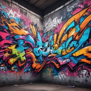 graffiti art background