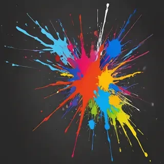 paint splatter transparent