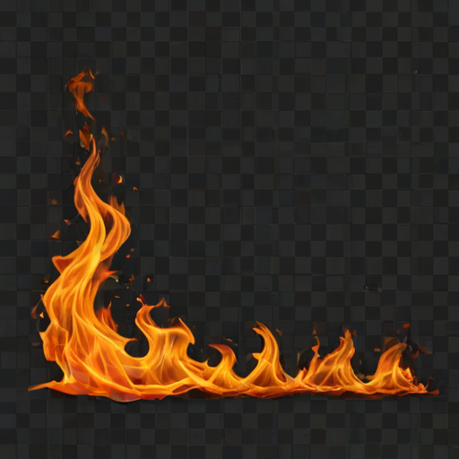 flames transparent background