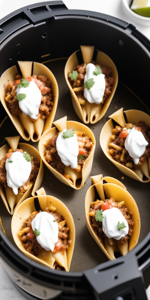 taco stuffed shells air fryer