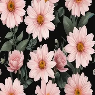 aesthetic flowers transparent