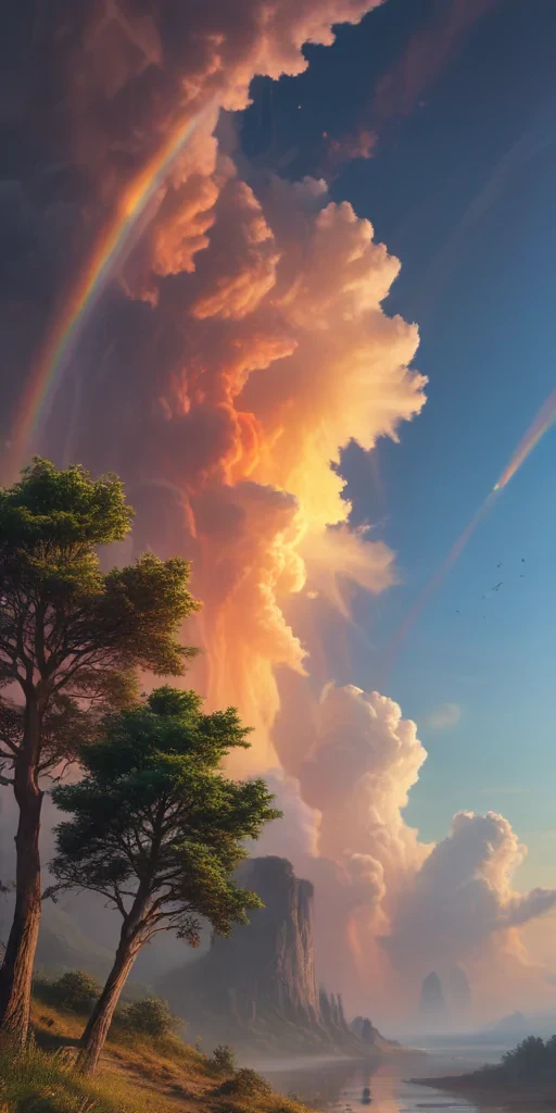 aesthetic rainbow wallpaper
