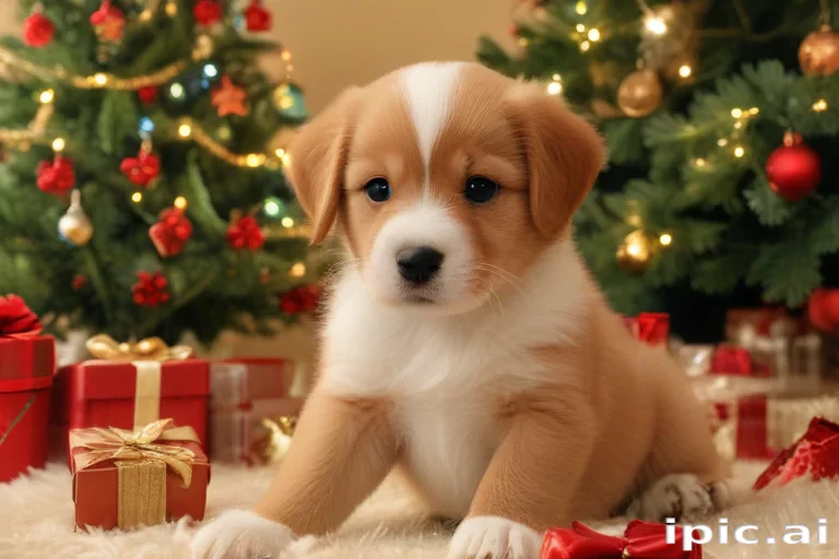 christmas puppy backgrounds
