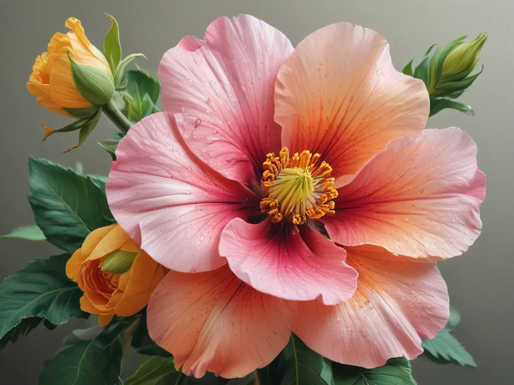 drawings of flowers in color