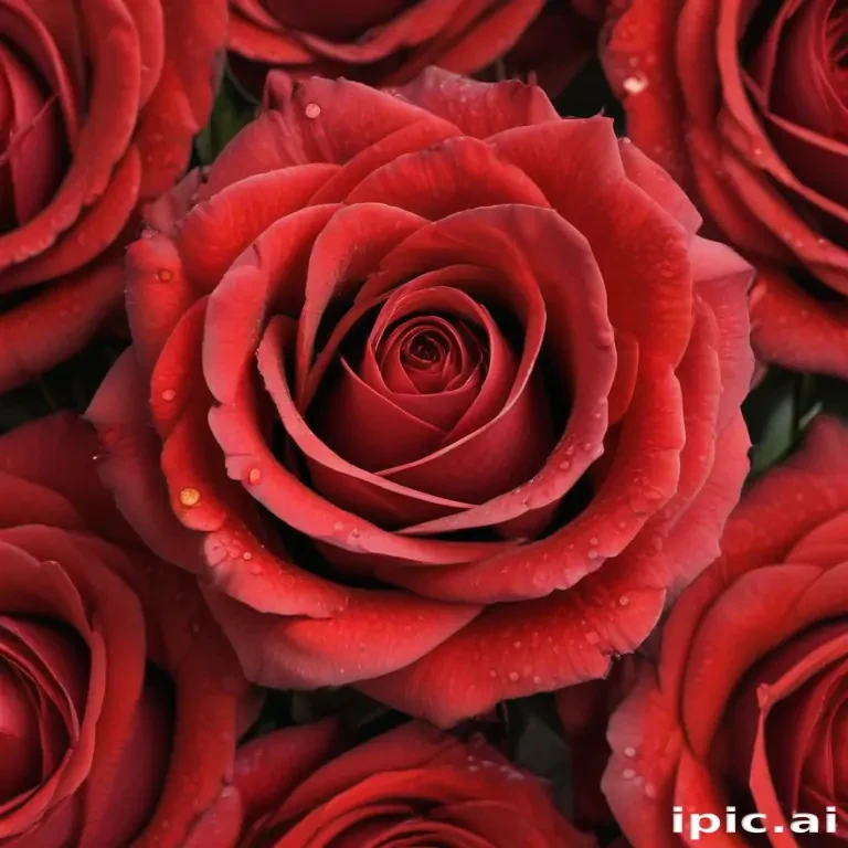 red rose background