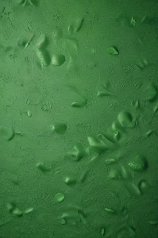 Textured Green Surface with Subtle Patterns and Natural Depth Effects